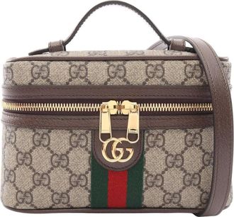 Gucci Pre-owned Gucci Small GG Supreme Web Ophidia Vanity Bag Ladies 8QPO5RJ3TXV82DMQ