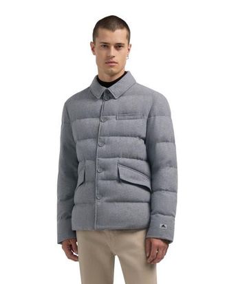 Pajar Roman Dressy Quilted Wool Jacket in Light Charcoal at Nordstrom, Size Medium