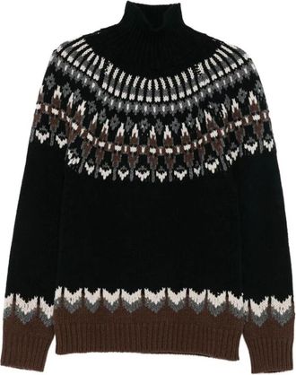 Dondup Turtle Neck Sweater in Dolcevita-stijl - Heren - Coltruien - Veelkleurig - M - Truien & Vesten