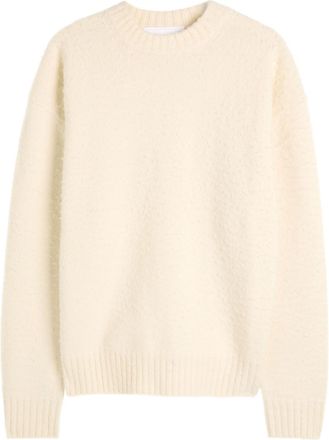 Axel Arigato Miles Textured Wool-blend Jumper - Off White - XL