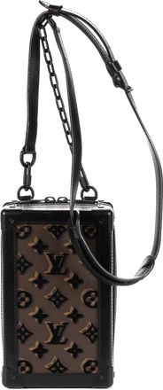 Louis Vuitton Pre-owned Womens Ltd. Ed. Mesh Mini Soft Trunk Vertical Shoulder Bag - Brown - One Size