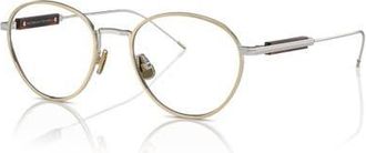 Brunello Cucinelli 50mm Phantos optical glasses in Silver at Nordstrom