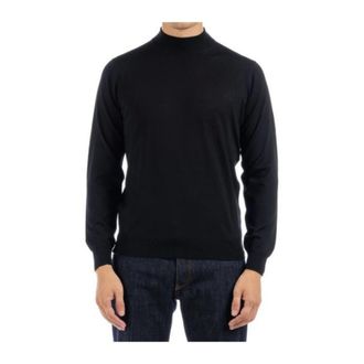 FILIPPO DE LAURENTIIS Turtlenecks, male, Black, Size: 2XL Stylish Sweatshirts and Hoodies Collection