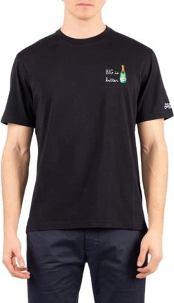 Saint Barth Portofino T-Shirt - Heren - T-shirts - Zwart - XL - Katoen - Tops