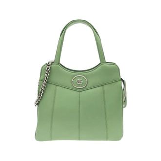 Gucci Pre-owned Vintage Handbag - Dames - Pre-owned - Groen - Maat: ONE Size Leer