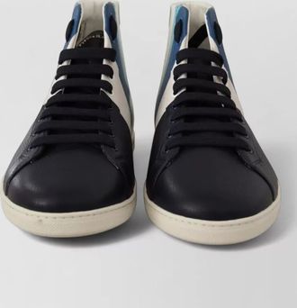 Dolce & Gabbana leather mid top sneakers