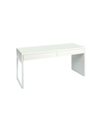 F.R.S. Frs - Mesa Escritorio Reversible 2 Cajones Dallas En Acabado Blanco 138 Cm(ancho), 75 Cm(alto), 50 Cm(fondo)