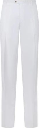 Fedeli Rechte Broek - Heren - Straight fit broeken - Wit - 5XL - Katoen - Broeken