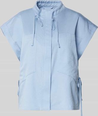 OPUS Weste mit Kapp&auml;rmeln Modell Windra in Hellblau, Gr&ouml;&szlig;e L