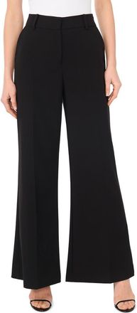 Ted Baker Wide Leg Suit Pants in Rich Black at Nordstrom Rack, Size 10
