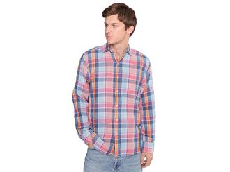 Tommy Bahama Palma Roja Plaid Mens Clothing Turquoise Haze : 3XL, Cotton