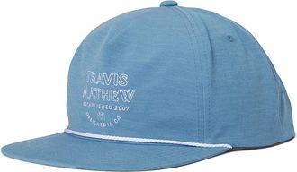 Travis Mathew Hidden Agenda Traditional Mens Hats Captains Blue, Cotton/Elastane/Polyester