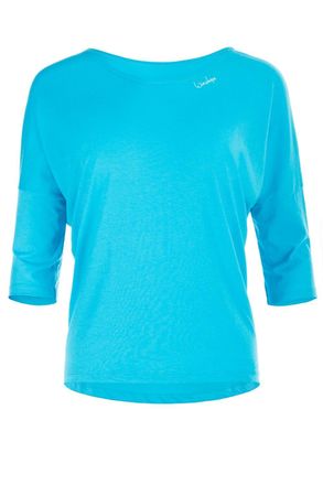 Winshape 3/4-Arm-Shirt WINSHAPE MCS004, Damen, Gr. XXL, blau (sky blau), 50% Modal, 50% Baumwolle, Rundhals, Shirts 3/4-Arm-Shirt, Ultra leicht