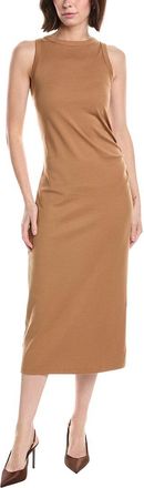 Vince Side Drape Tank Dress