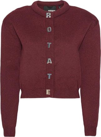 Rotate Cardigan With Letters