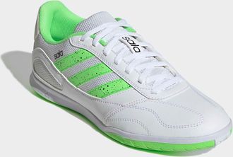 adidas Fussballschuh ADIDAS PERFORMANCE SUPER SALA COMPETITION 3 HALLEN, Damen, Gr. 44,5, cloud wei&szlig;, lime burst, core schwarz, Synthetik, Textil, Schuhe Fus