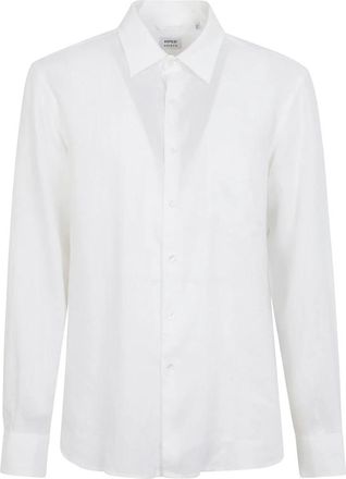 Aspesi Casual Shirts - Heren - Casual Overhemden - Wit - 3XL - Overhemden