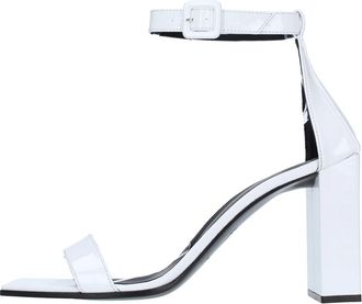 Giuseppe Zanotti Schoenen, Dames, Wit, 37 1/2 EU, Leer, Shangay 85 Sandal