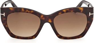 Tom Ford Sunglasses Ft1422 52 F Joni Brown/Brown Gradient Womens