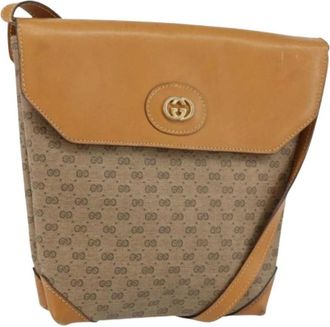 Gucci Pre-owned Cross Body Bags, female, Beige, Size: ONE SIZE Pre-owned Plastic Cross Body Bag