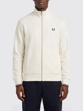 Fred Perry Felpa con zip Fred Perry in cotone