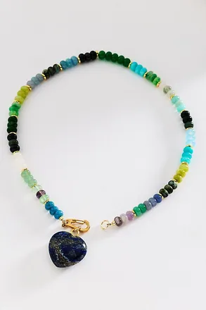 Holst + Lee Gem Heart Necklace