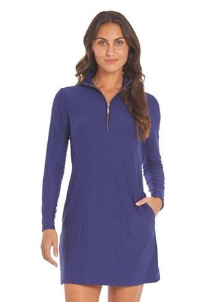 Cabana Life 1/4 Zip Sport Dress in Navy at Nordstrom, Size X-Large