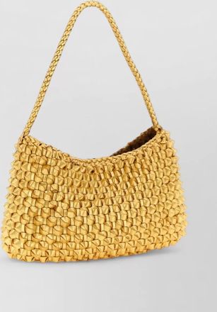 Dragon Diffusion na leather braided shoulder bag