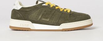 Fendi Sneakers Match in pelle di vitello scamosciata con monogramma FF