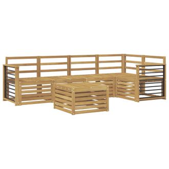 vidaXL Conjunto De Sof&aacute;s De Exterior 6 Pcs Blanco 59 X 59 X 37 Cm Vidaxl