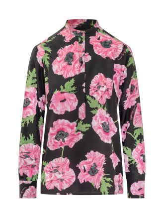 Stella McCartney Pink Floral Print Shirt