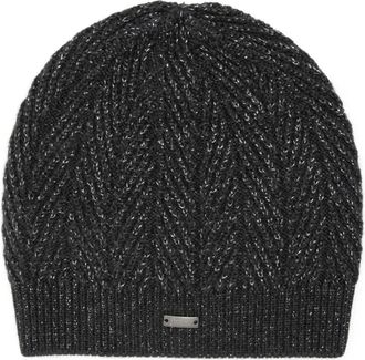 Herno Berretto con applicazione - Grigio