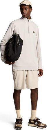 Lyle & Scott Loopback Quarter Zip Sweat in Cove at Nordstrom, Size Xx-Large
