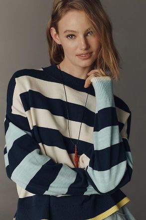 Maeve Long Sleeve Crew Neck Sweater by Maeve