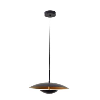Lindby L&aacute;mpara Colgante tiama En Negro De Metal - Lindby
