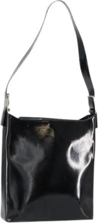 Ferragamo Pre-owned Schoudertas van gecoat canvas - Dames - Vintage Schoudertas - Zwart - ONE Size - Vintage