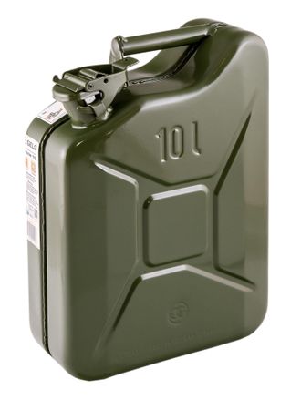 AMA Bid&oacute;n Met&aacute;lico Para Hidrocarburos De 10 Litros Rojo
