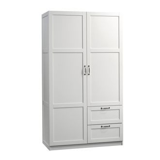 Sauder Miscellaneous Storage Storage Armoire, White finish