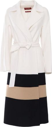 Max Mara Cappotto con cintura - Nero