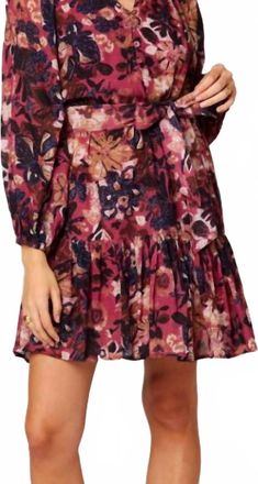 Cleobella Elvia Mini Dress In Bergamo Print