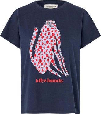 Lollys Laundry Donna, Top, Blu, XL, new