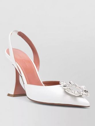 Amina Muaddi begum slingback pumps open back jewel
