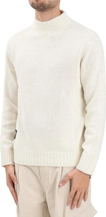 Blauer Wool Polyamide Sweater - White