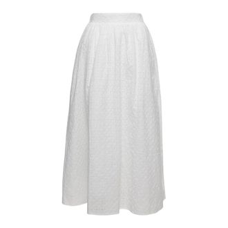 MandiBreeze Mujer, Faldas, Blanco, Talla: XS