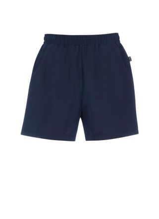 Trigema Jerseyhose TRIGEMA TRIGEMA Shorts aus 100% Baumwolle, Damen, Gr. S, US-Gr&ouml;ssen, blau (navy), 100% Baumwolle, Hosen Jerseyhose