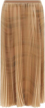 Fabiana Filippi Beige Pleated skirt