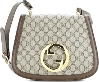 Gucci Blondie NM Flap Leather Medium shoulder bag - Bruin