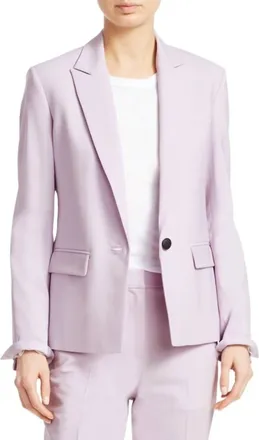 Rag & Bone Cairo Single-Breasted Blazer In Lilac