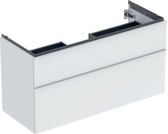 Keramag Keramag - Geberit Icon Mueble Bajo Lavabo, 2 Cajones, 118,4x61,5x47,6 Cm