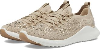 Aetrex Carly Sparkle Womens Shoes Tan : EU 36 (US Womens 6-6.5) M (B), Textile
